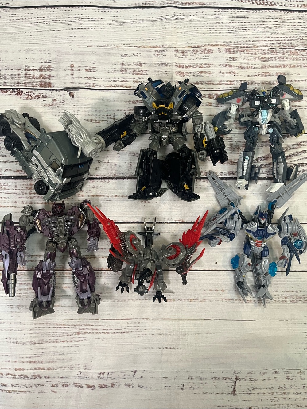 Transformers ROTF, DOTM, & AOE Movie Action Figures Lot Of 6 Incomplete